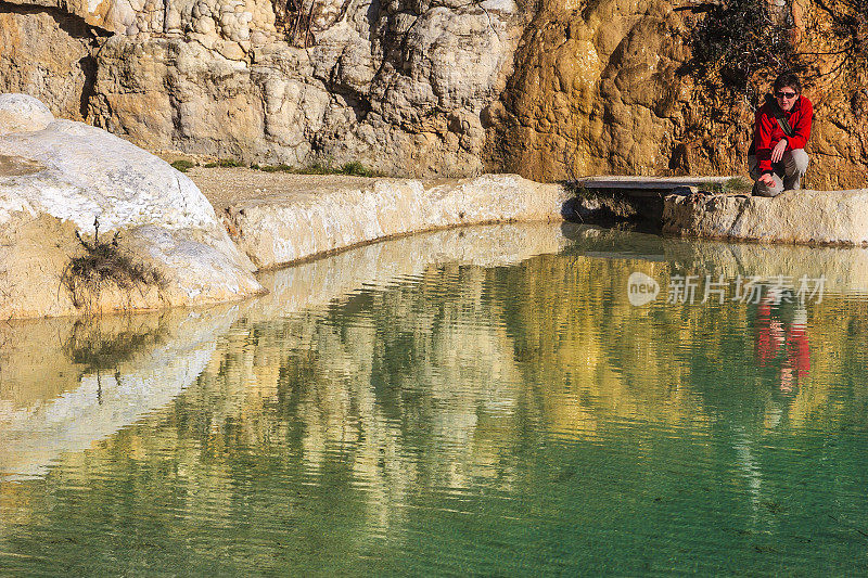 Valle del Mulini, Bagno Vignoni，意大利